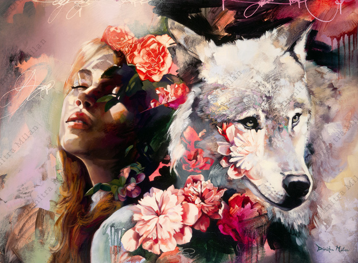 As pinturas lindas de Dimitra Milan - Com Amor, Isa