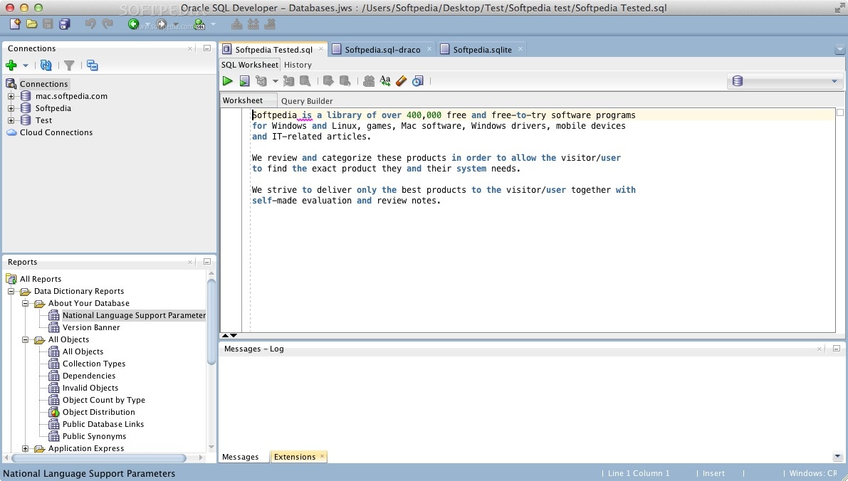 Oracle sql server download for mac
