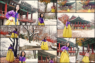 First love never dies @Omokdae Pavilion... the romantic atmosphere stole my heart! Revisit Jeonju - Omokdae Pavilion (오목대) in Hanbok | www.meheartseoul.blogspot.sg