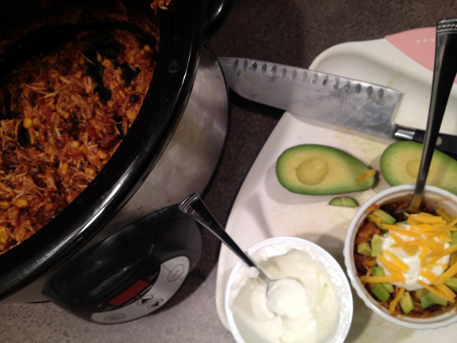 Call Me Mrs. Rapp {SlowCooker} Creamy Chicken & Black Bean Chili