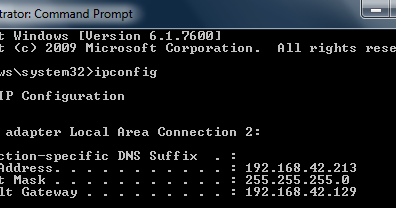 How to Assign Static IP Address From Command Prompt