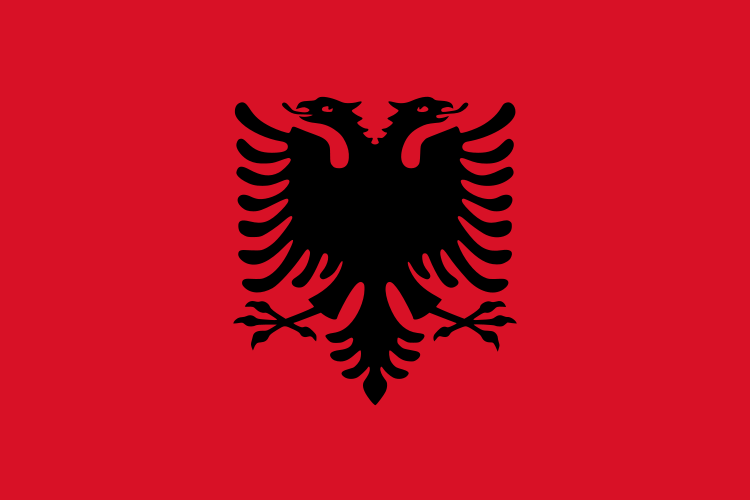 Flago de Albanio