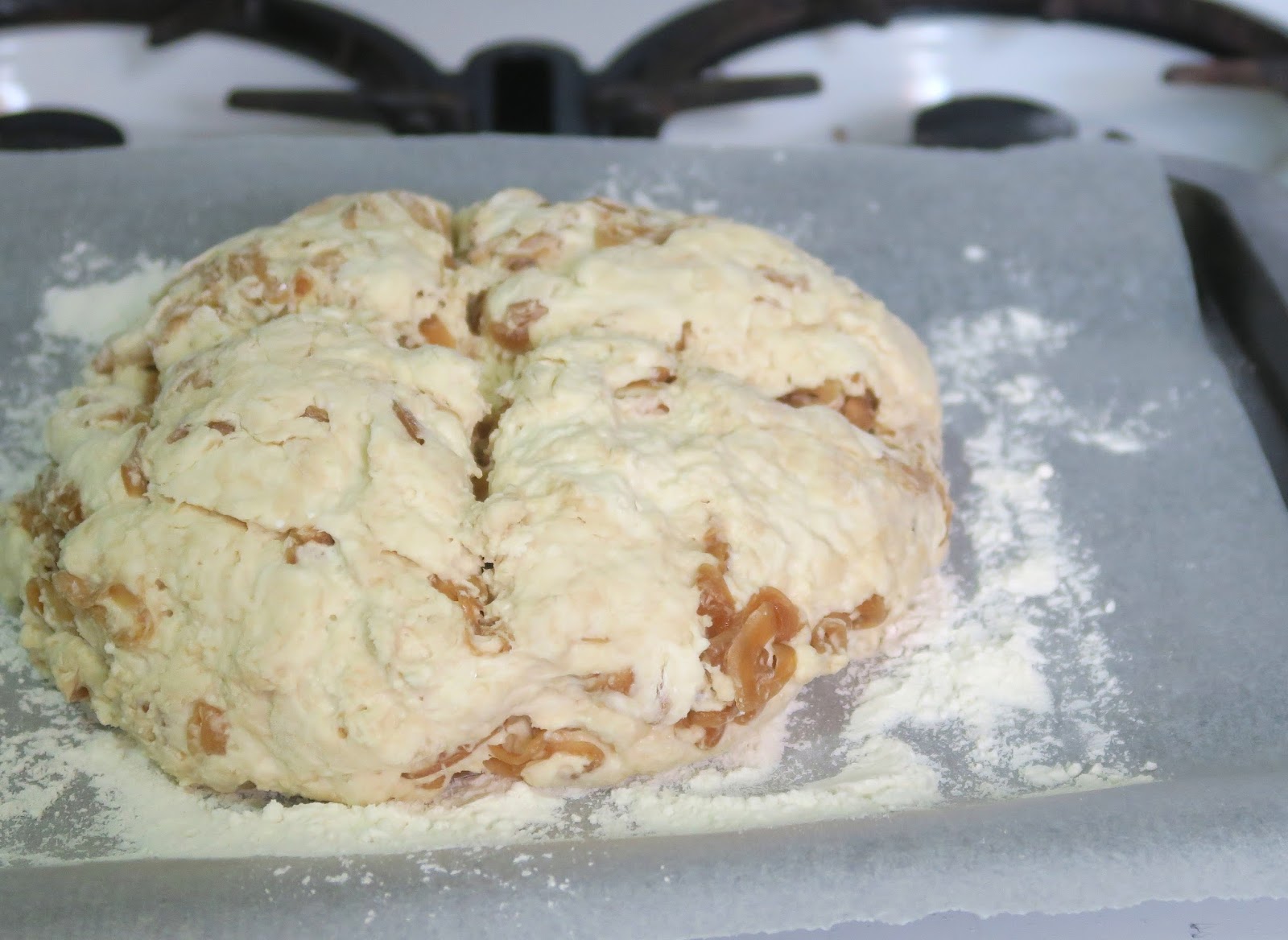 salt sugar & i Balsamic Onion Soda Bread aka your next cheese platter