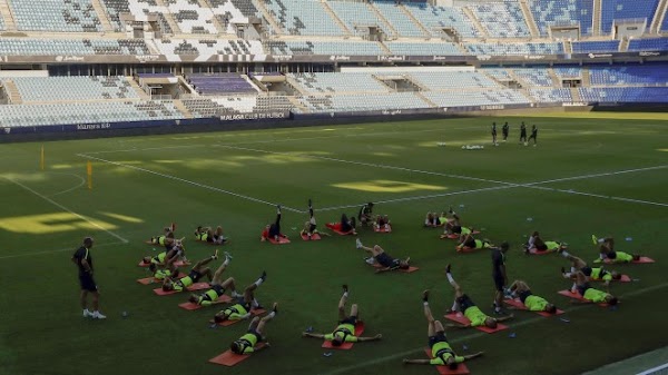 Málaga, Diego Rolán empieza a correr