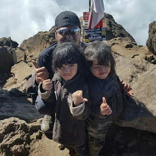 Foto pendaki cilik instagram