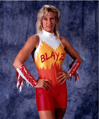WWF Diva Alundra Blayze : Female Wrestlers|Wrestlers|Wrestle Mania|WWE