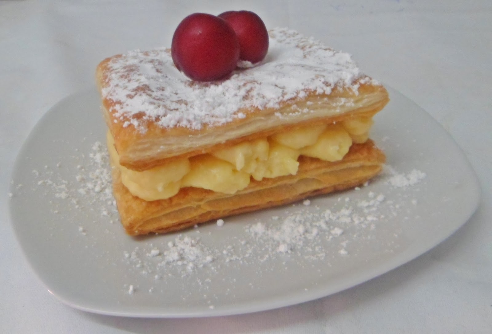 Las Recetas de Txumi: Milhojas de crema pastelera