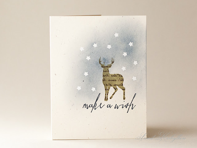 Masculine Card with Winter Woodland from Winnie & Walter by Sweet Kobylkin