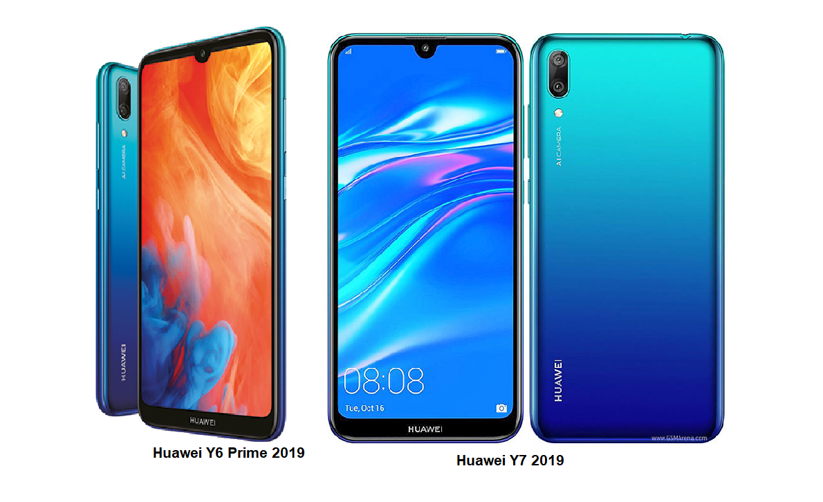 Huawei Y6 Prime 2019 Vs Huawei Y7 2019 Specs Comparisons