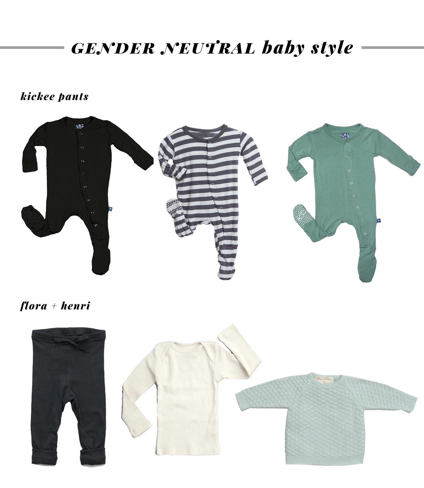 HEN & CO. : Gender Neutral Baby Style