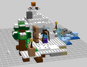 lego minecraft the snow hideout