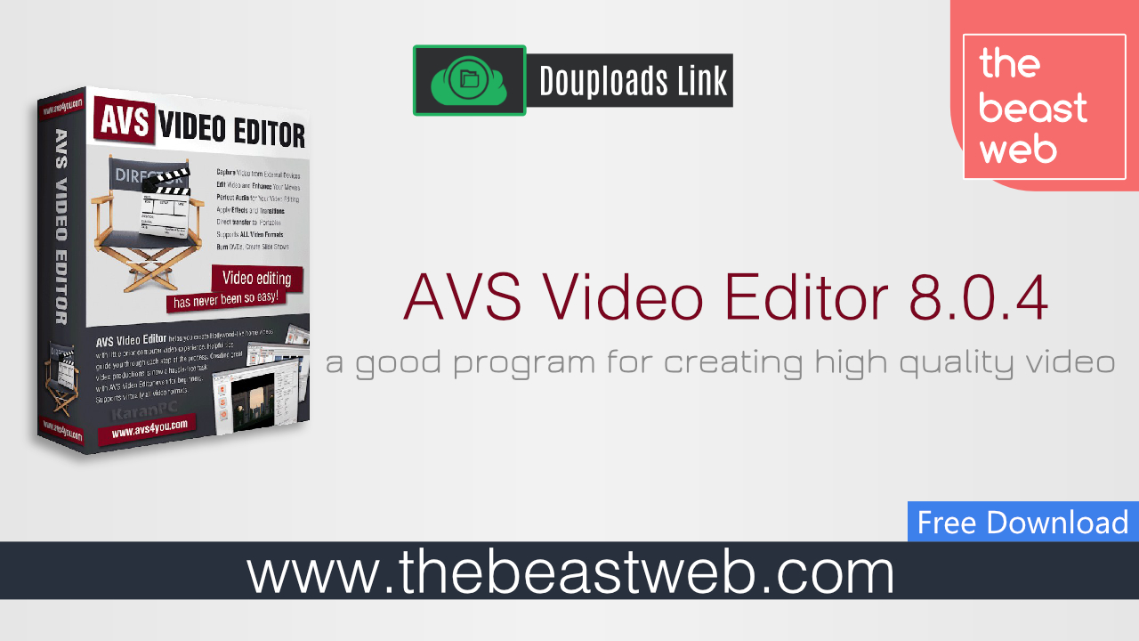 AVS Video Editor 8.0.4.305 Full