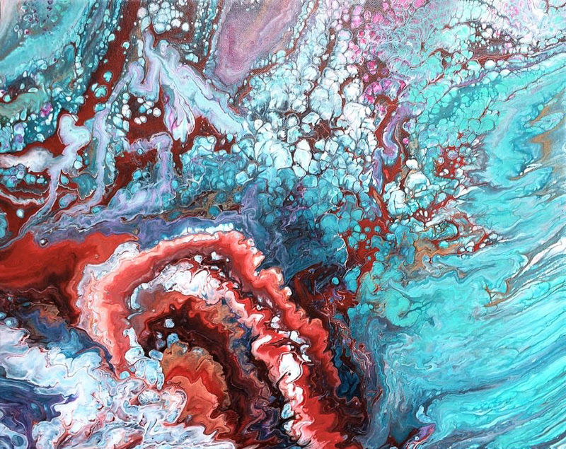 Abstract Fluid Art by Seraph-Eden Carr from Canada. Abstract Fluid Art by Seraph-Eden Carr from Canada.