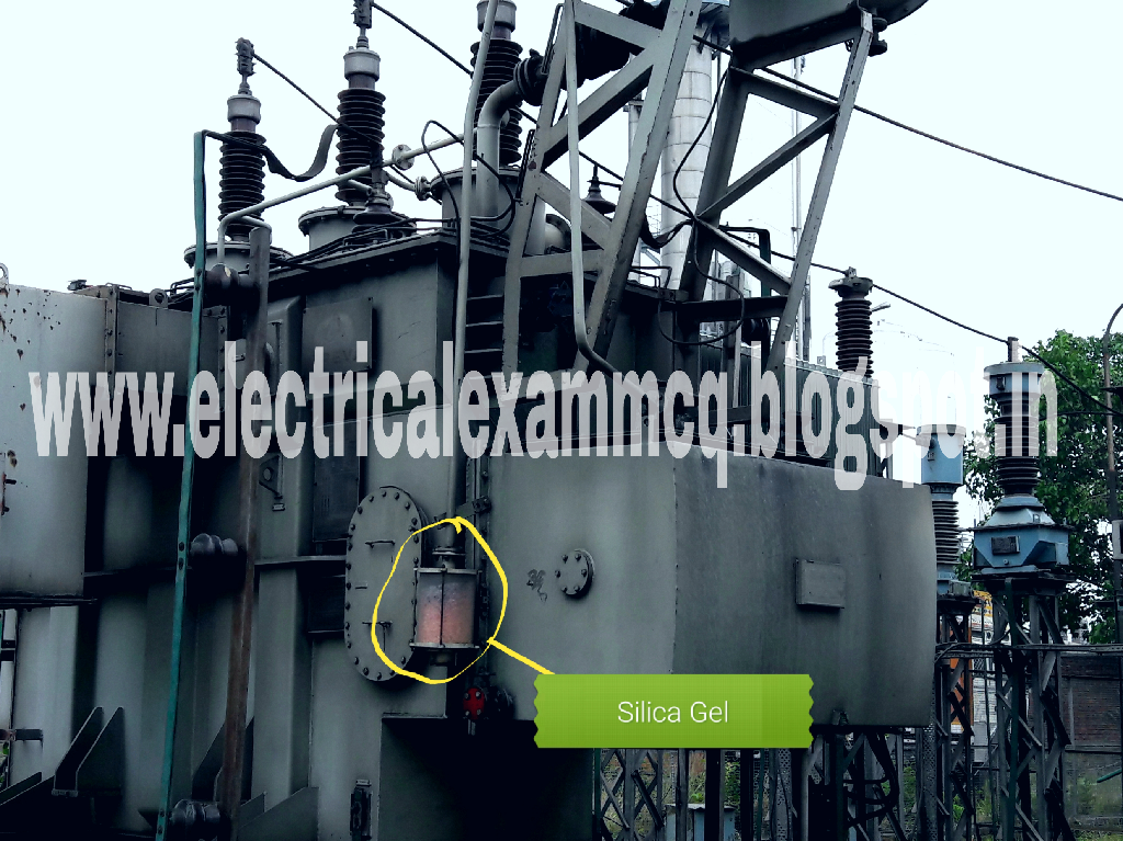 Electrical Exams MCQ What is silica gel and its purpose