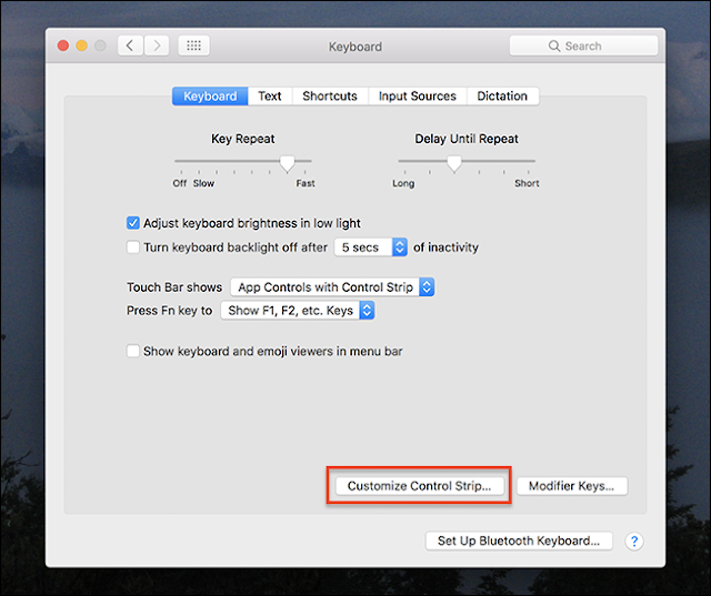 How to Add or Remove Icons From Your MacBook Pro’s Touch Bar