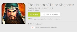 Download Game Android The Heroes of Three Kingdoms For Android [WVGA]