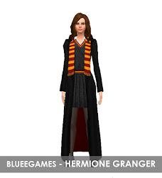 hermione sims harry granger outfits potter sim cc hogwarts clothing clothes characters hair blueegames robes blueegamesoficial mx cat tsr uniform