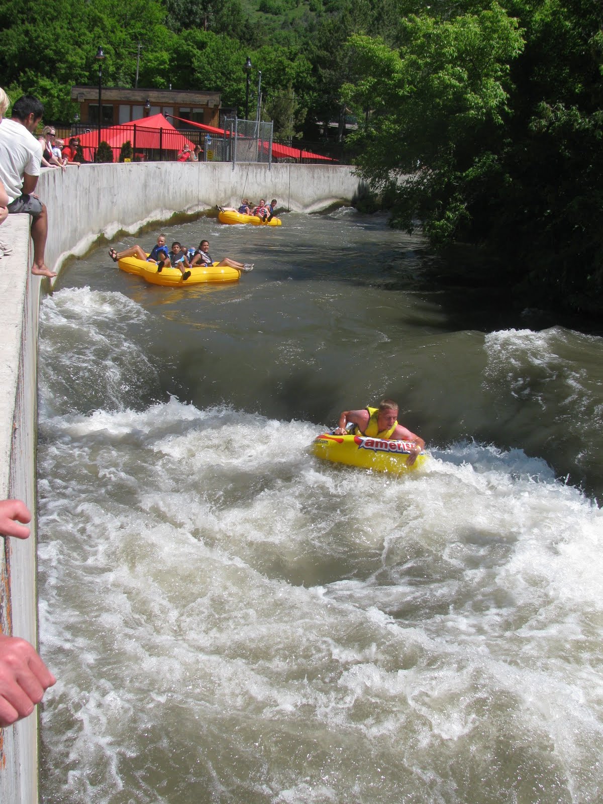 Backyard Excursions Tubing the Portneuf River in Lava Hot Springs