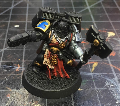 Deathwatch Librarian with Jump Pack WIP front