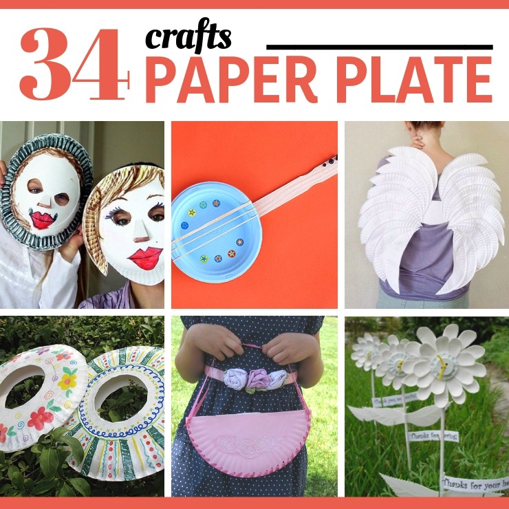 Amazing Paper Plate Crafts for Kids - Prickelbilder Vorlage