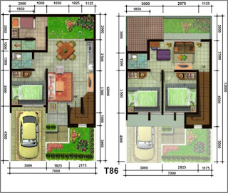 Kumpulan Denah Rumah Minimalis 2 Lantai Modern Terbaru Kumpulan Denah Rumah Minimalis 2 Lantai Modern Terbaru