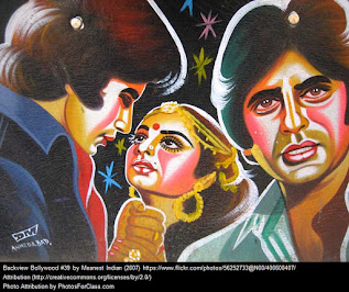 Amitabh Bachchan graphic painting