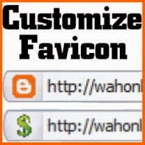 customize favicon in blogger