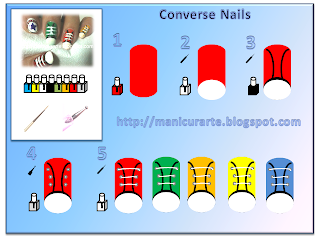 Converse Nails Tutorial