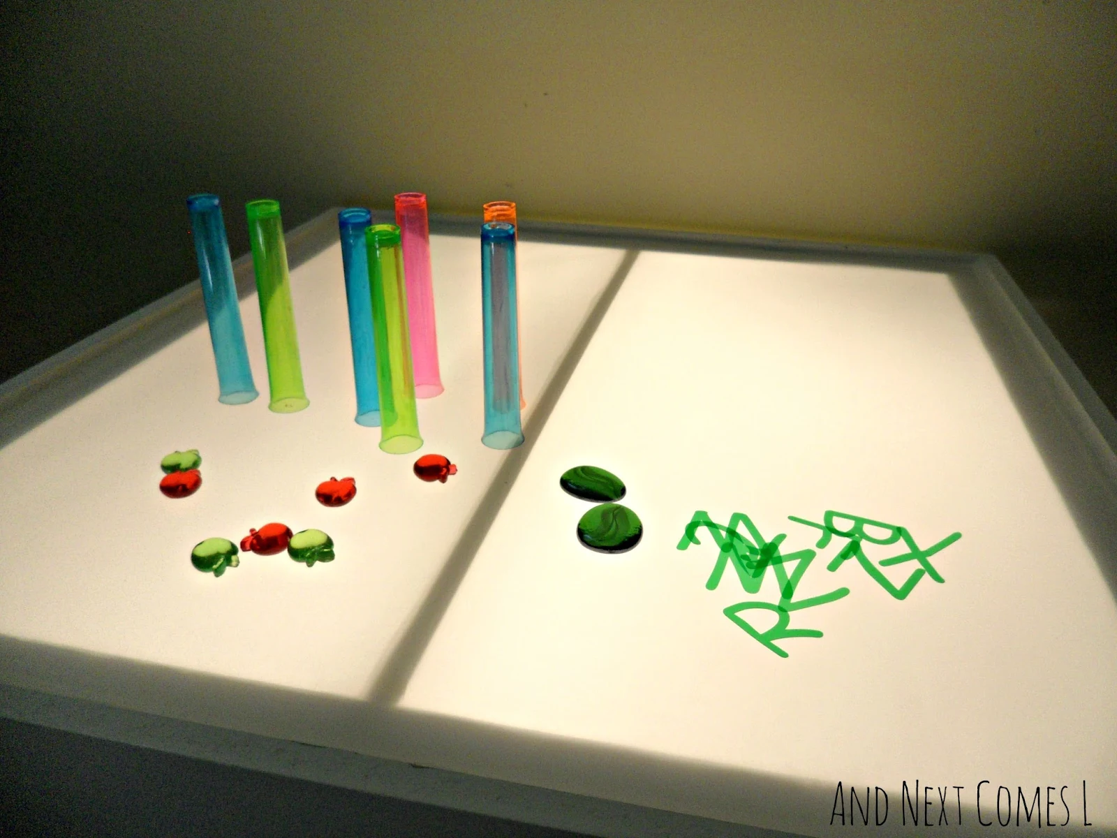 DIY light table tutorial from And Next Comes L