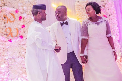 Photos: Vice President, Yemi Osinbajo, Bukola Saraki, others attend wedding of APC chieftain, Bisi Akande's daughter 30 VVV