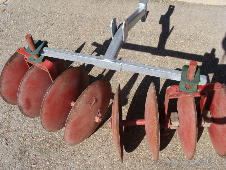 Gardening Garden Tractor Disk Harrow Progress 3