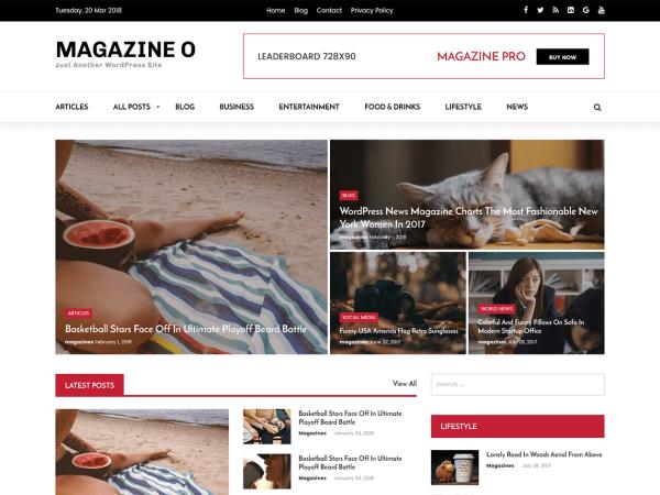 Magazine O WordPress Theme Magazine O WordPress Theme