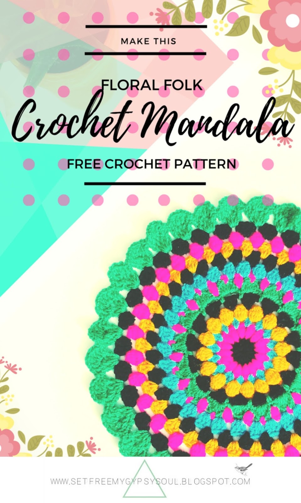 Mandala Duschvorhang Bohemian Zier Folk