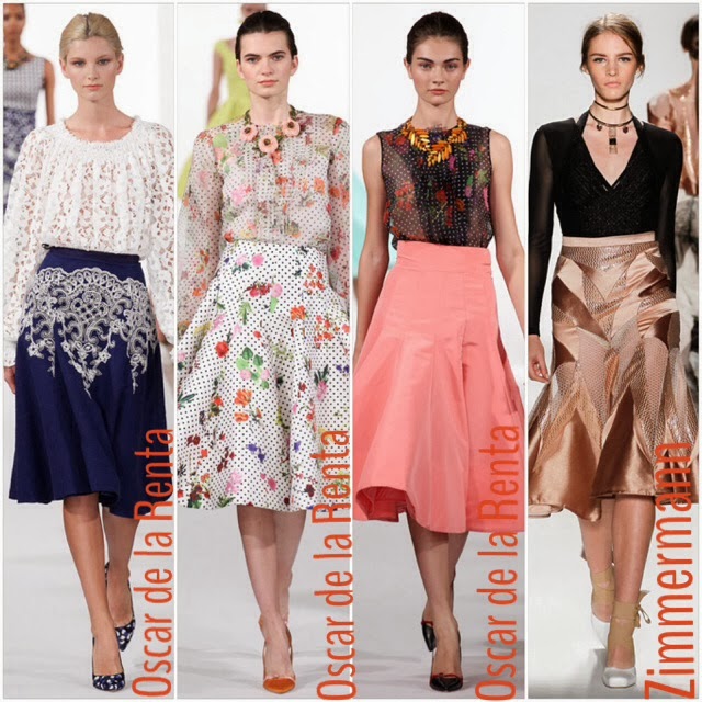 A Tiny Woman : Midi Skirts - SS14 Fashion Weeks Runaways