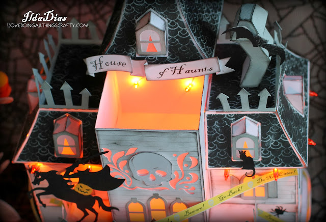 House of Haunts Halloween Decor | Facebook Challenge Entry | SVGCuts Files