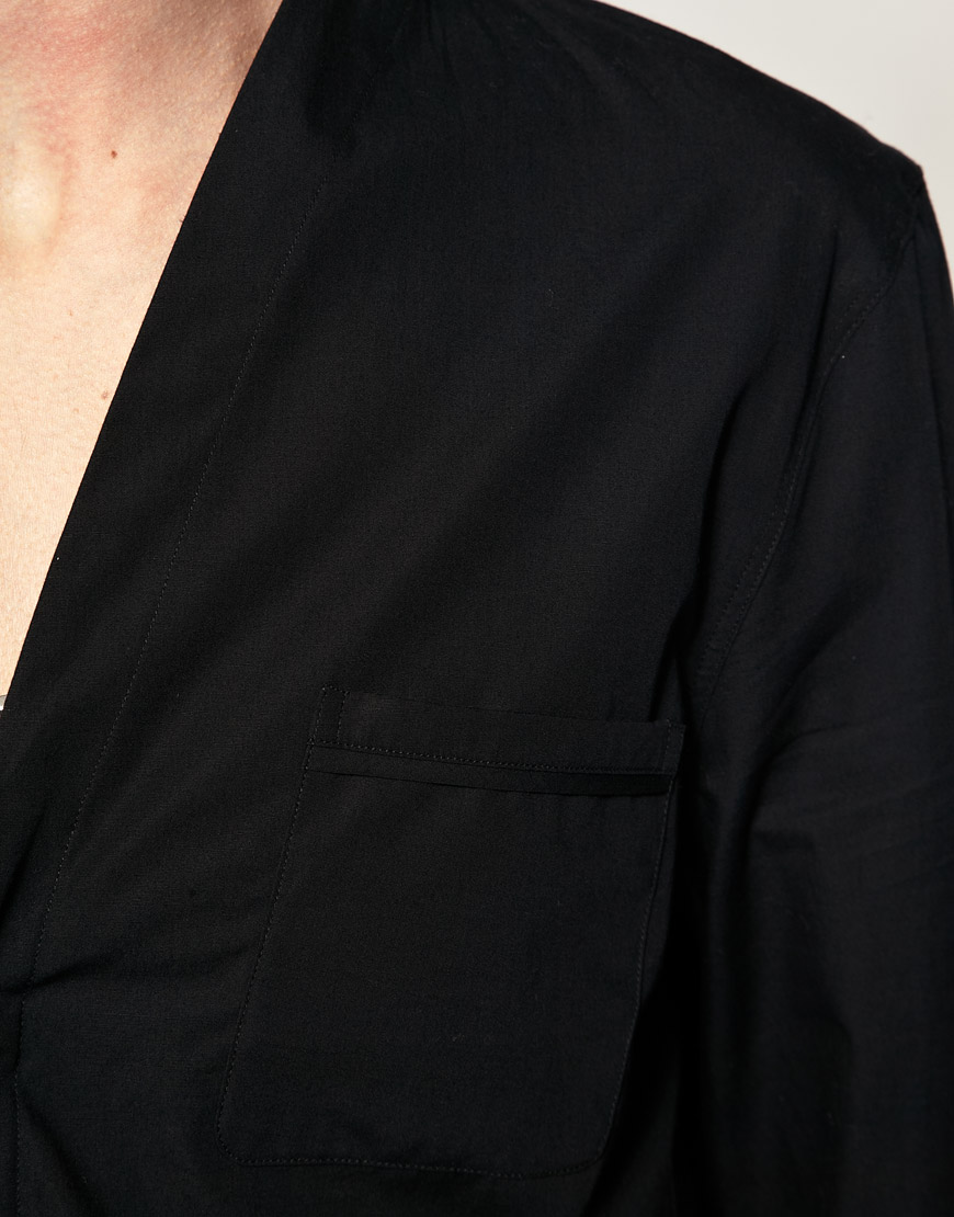 5marts: ASOS BLACK Collarless Slim Fit Shirt