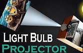 cara membuat lcd proyektor dari bohlam lampu