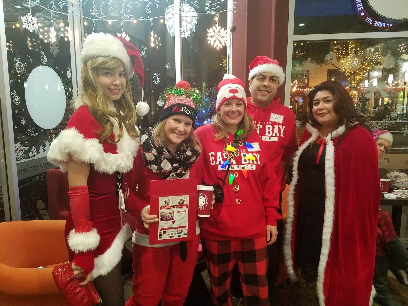 Adventures in Weseland Downtown Hayward Tree Lighting and Santa Con