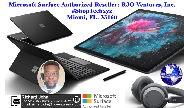 Microsoft Surface Products Available for Purchase - Authorized Reseller [RJOVenturesInc.com]