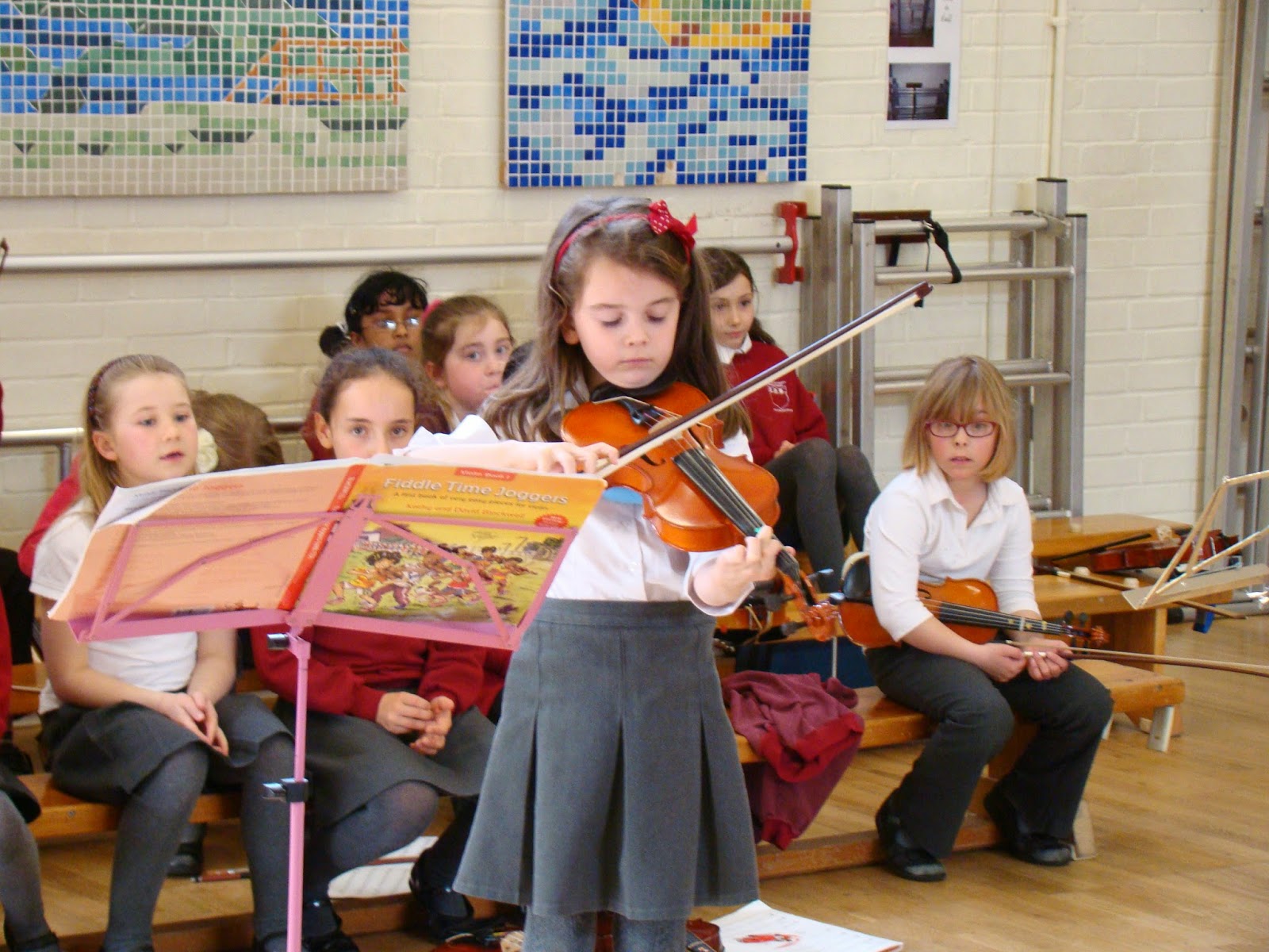 Hitcham's Blog Violin Concert in School Hall