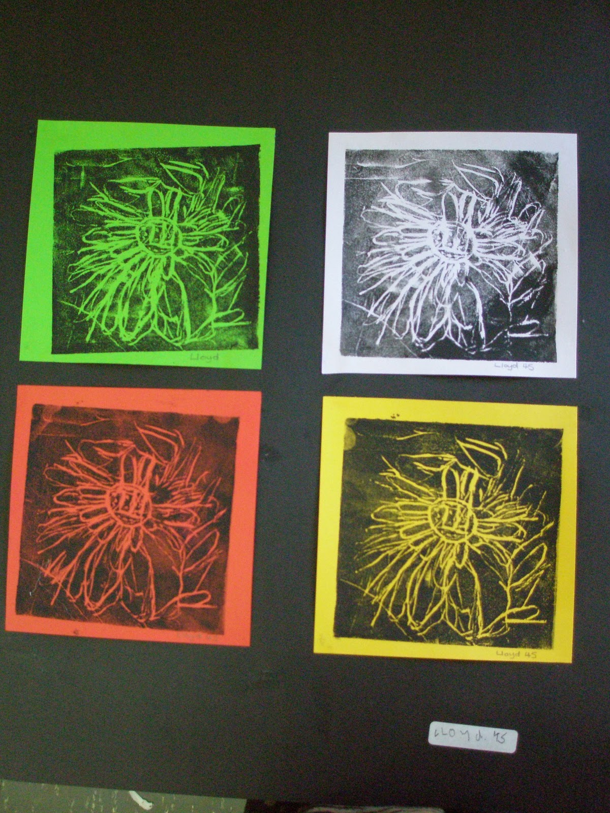Elwood Primary Art Year 4 Printing