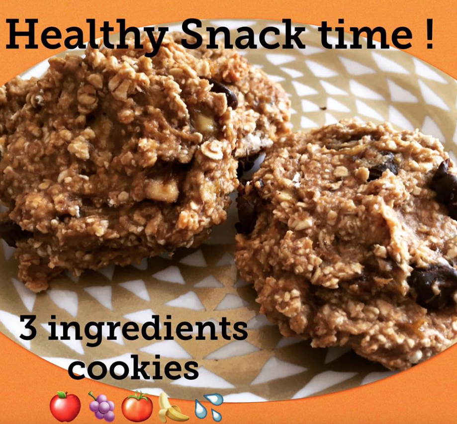 Easy 3 ingredients oat protein cookies
