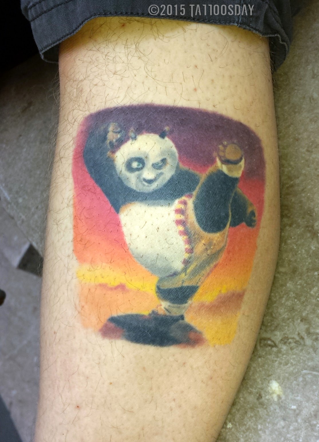 tattoo fu panda kung tattoosday folks yes