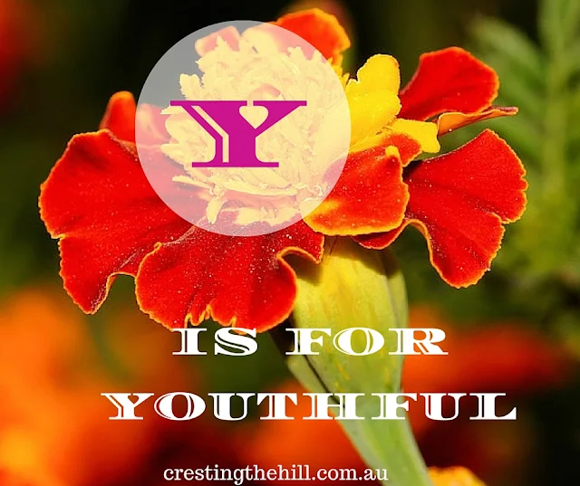 The A-Z of Positive Personality Traits - Y is for Youthful - www.crestingthehill.com.au