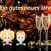 Almanca Yeni Yıl Kutlaması,Frohes Neues Jahr,Deutsch,e-Kart