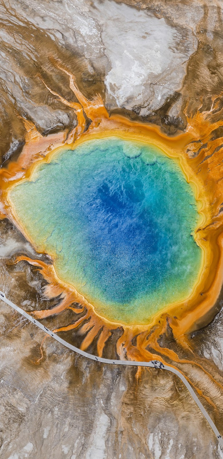 Grand Prismatic Spring in Yellowstone National Park, Wyoming and 50+ Secret Places in America That Most Tourists Don't Know About Grand Prismatic Spring in Yellowstone National Park, Wyoming and 50+ Secret Places in America That Most Tourists Don't Know About