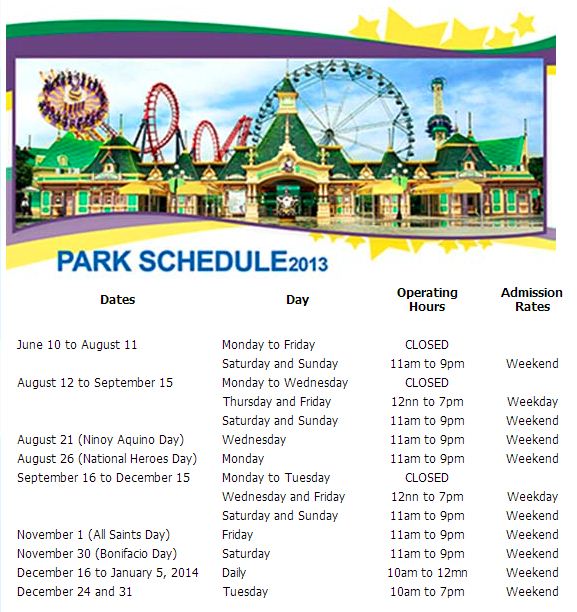 Manila Shopper Enchanted Kingdom Promo for Students 2013