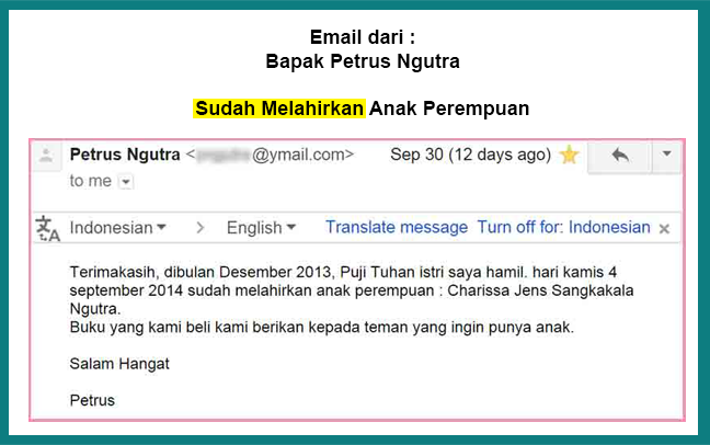 Bapak Petrus Anak Perempuan Bapak Petrus Anak Perempuan
