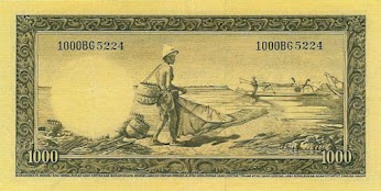 1000 Rupiah 1957 (Hewan)