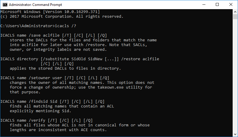 command prompt